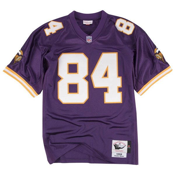 Men's Minnesota Vikings Customized Purple Stitched Jersey